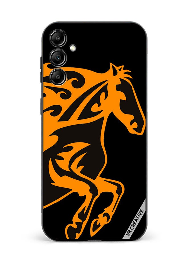 VR CREATIVE Protective Case Cover For Samsung Galaxy A34 Horse Flame Design Multicolour - Image 1