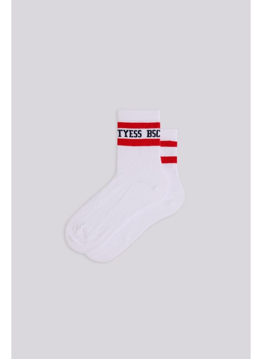 Tyess Basic Bg Store Girls White Socks 