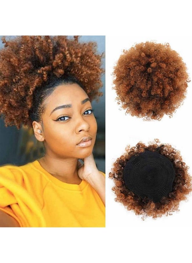 High Puff Afro Ponytail Drawstring Short Afro Kinky Curly Pony Tail Clip In On Synthetic Curly Hair Bun Made Of Kanekalon Fiber Puff Ponytail Wrap Updo Hair Extensions With Clips (T1B/30) - pzsku/Z4BCBF88C774117BE0345Z/45/_/1734182840/e75cc838-bcf8-45eb-96cf-084ddad5a917