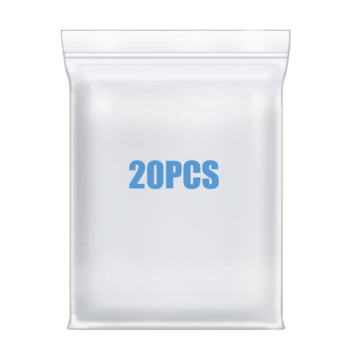18 X 23 THICK 4 MIL LARGE PLASTIC BAGS CLEAR RESEALABLE ZIP SEAL LOCK POLY BAGS HEAVYDUTY ZIPPER RECLOSABLE BAGGIES PACKING CLOTHING PANTS SHOES TOYS 20 PACK