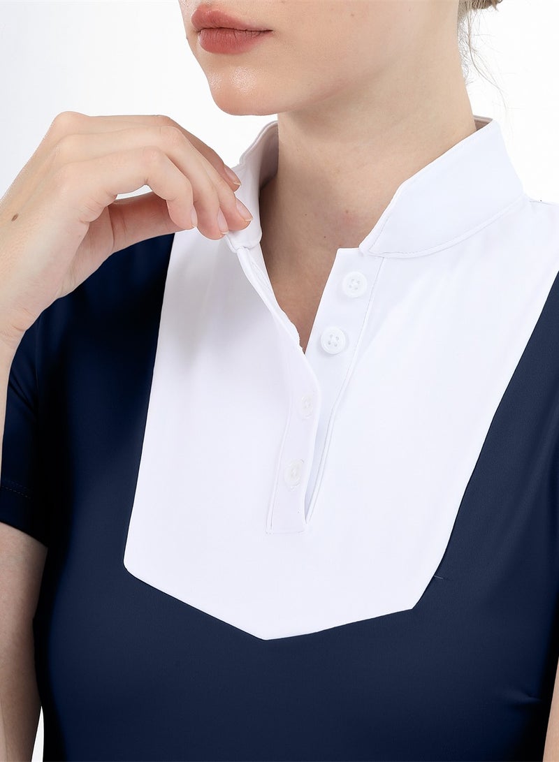 general Women Short Sleeve Equestrian T-shirts Summer Breathable Riding Horse Tops with M Pattern Equestrian Clothes - Image 3