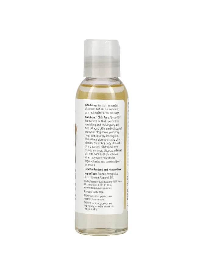 ناو فودز زيت اللوز الحلو النقي أخضر 118ملليلتر - Image 2