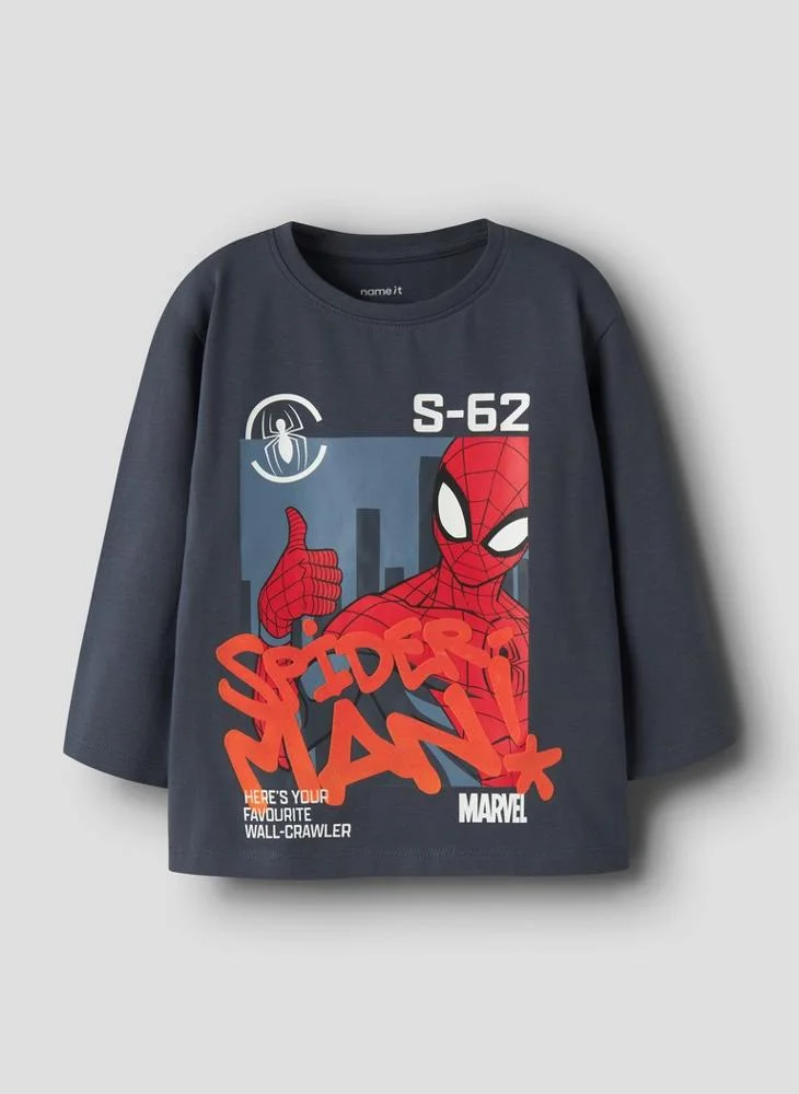 Name It Kids Spider Man Crew Neck T-Shirt