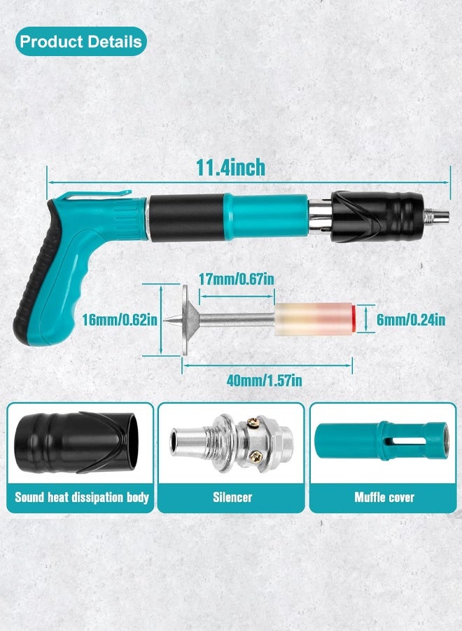 مسدسات أظافر منزلية محمولة، أدوات تثبيت، مسدسات أظافر للاستخدام على الخرسانة والصلب، مسدسات أظافر هوائية لثقب وتثبيت الصلب. - Image 3