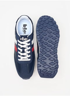 Lee Cooper حذاء رياضي رجالي منخفض الكاحل برباط ومقسم إلى أجزاء  - Image 3