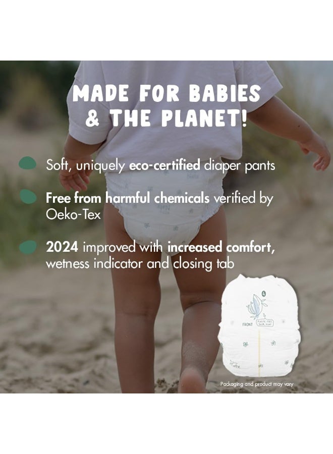 Eco by Naty Pull-Ups Training Pants, 2T-3T (Size 4), White, 22 Count - Image 3