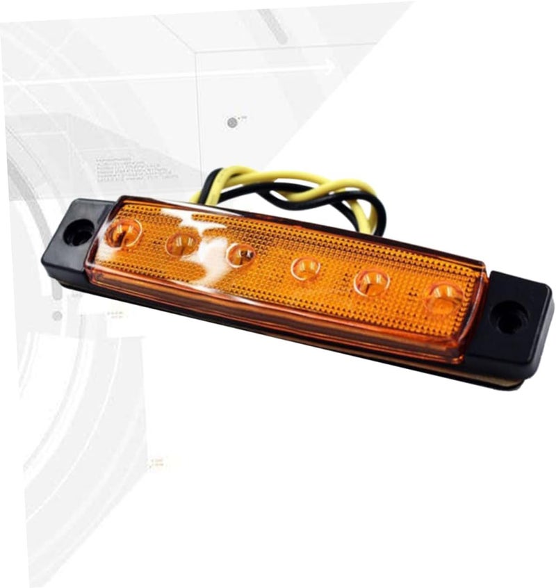 سيييو 2 قطعة أضواء جانبية للشاحنات LED ضوء خلفي بديل LED للمقطورة لإشارة الانعطاف والفرامل - Image 5