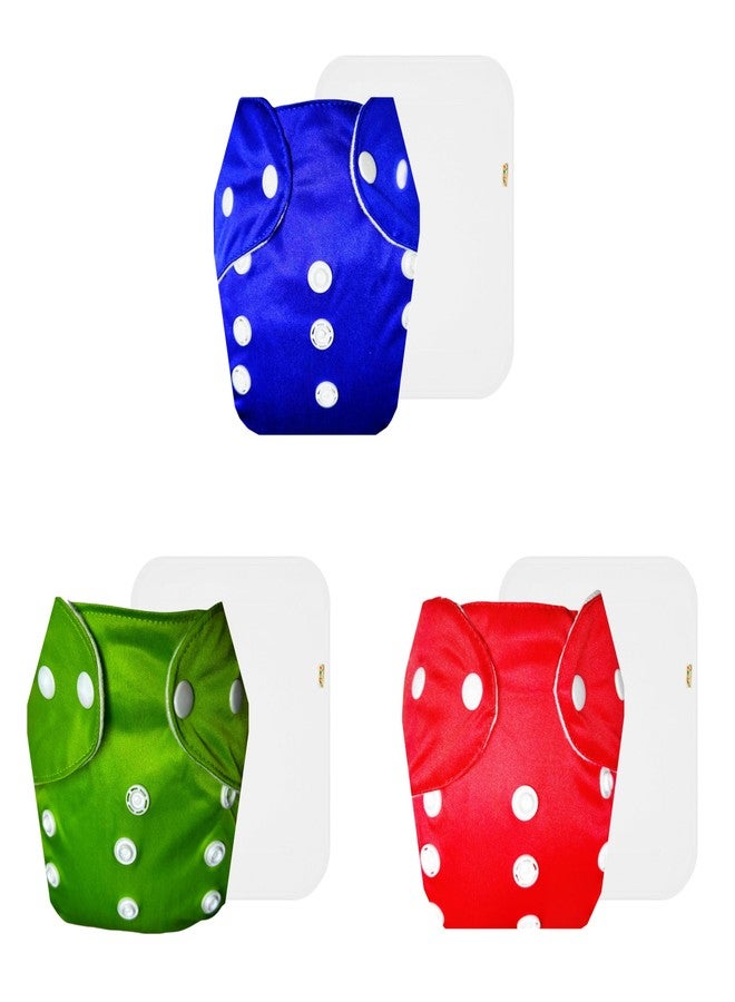 حفاضات قماشية دمبلدو لايت مع حشوة قطنية (عبوة من 3) | مضادة للحساسية | تسمح بمرور الهواء | سريعة الجفاف | مناسبة للارتداء طوال اليوم | من 3 أشهر إلى سنتين | للجنسين - Image 1