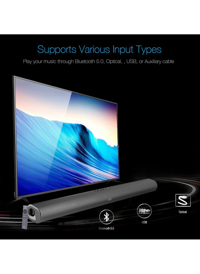 F&D - F&D HT-230 40W 2.0 Channel Bluetooth Soundbar\optical inputs \Plug & play USB reader\ Bright LED display\Remote Control - Image 1