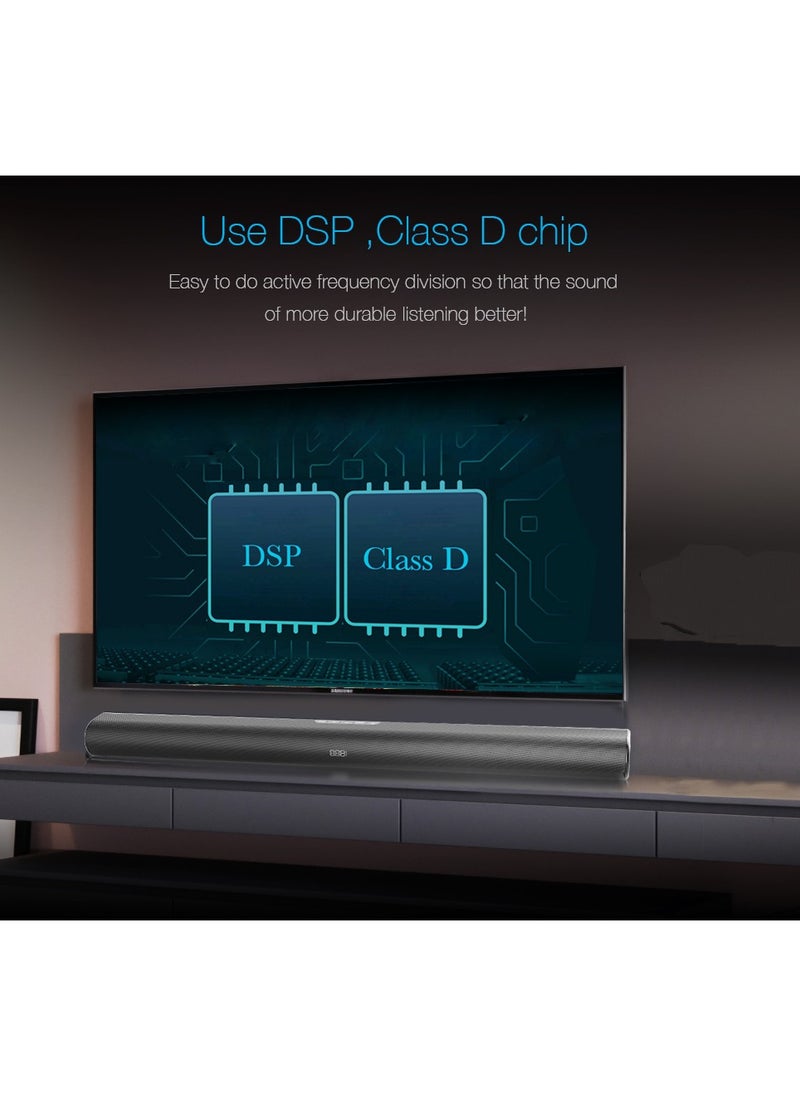 F&D - F&D HT-230 40W 2.0 Channel Bluetooth Soundbar\optical inputs \Plug & play USB reader\ Bright LED display\Remote Control - Image 1
