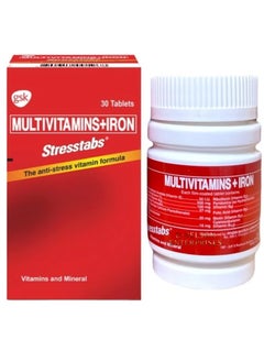gsk Stresstabs Multivitamins+Iron 30 Tablets 