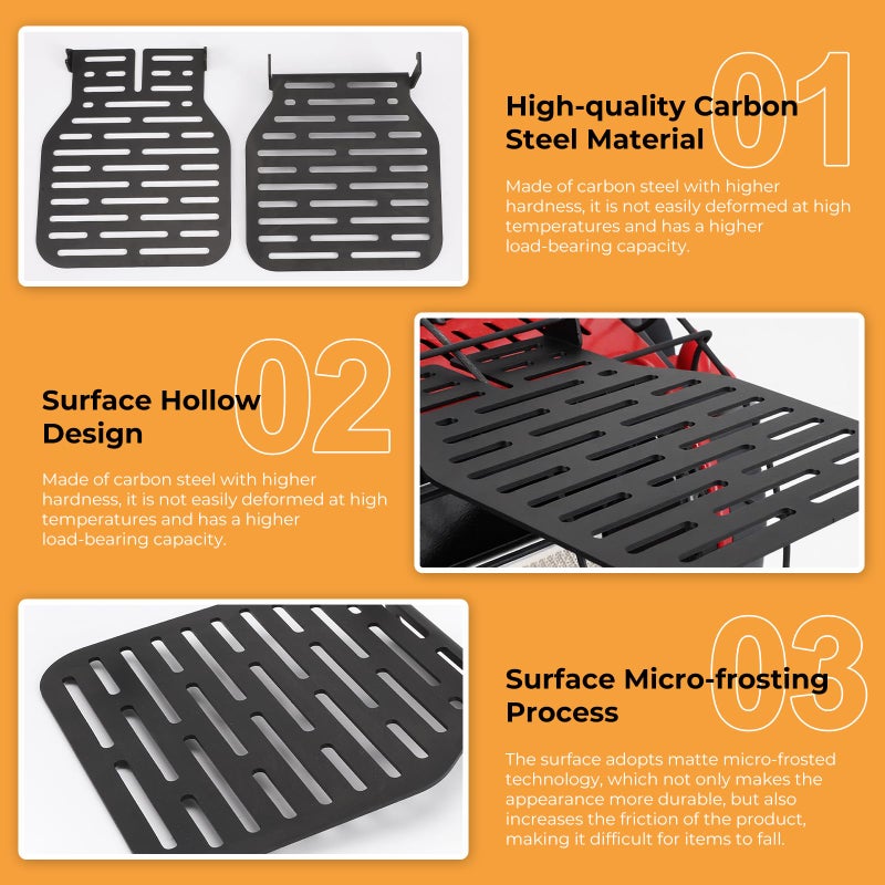 Ourhom Heater Bracket, Compatible with Mr. Heater Buddy MH9BX, MH12HB, MH18B, Wood Stove Fan Holder for Heater, Multi-Purpose Heater Holder for Heated Stuff Outdoor, Buddy Heater Accessories - Image 3