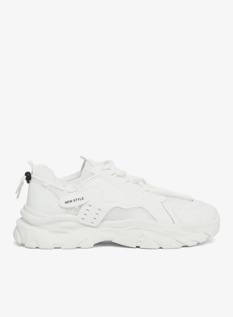 Styli Chunky Sole Lace Up Sneakers