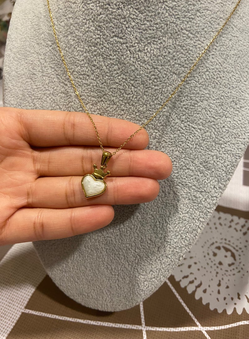 Jewelry 4You Amazing & Elegant Stainless Steel Gold Plated Necklace For Women - Image 2