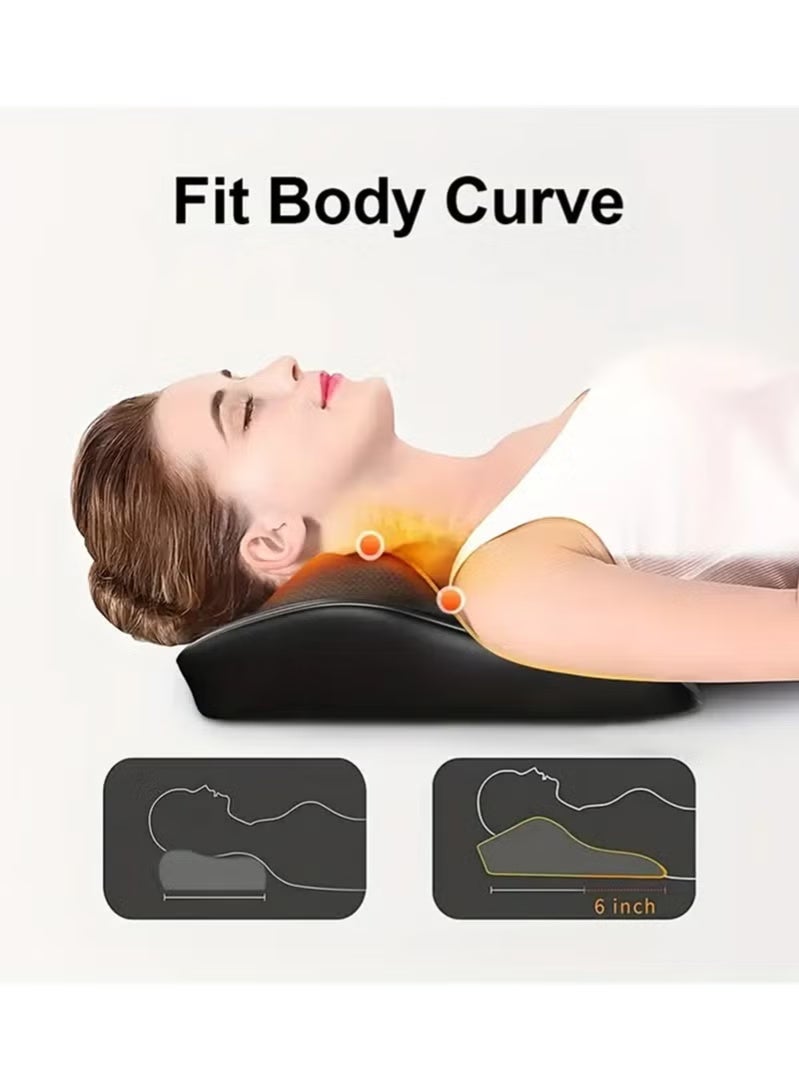 إيزي سو جهاز تدليك للظهر مزود بخاصية التدليك الحراري ثلاثي الأبعاد لتخفيف آلام الظهر والرقبة والكتف والساقين، مثالي للاستخدام في المنزل والمكتب والسيارة. - Image 4