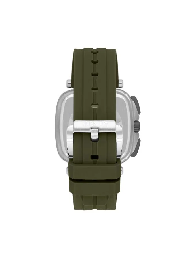 Quantum Men's Silicone Multifunction Watch PWG1014.375 - 44 mm