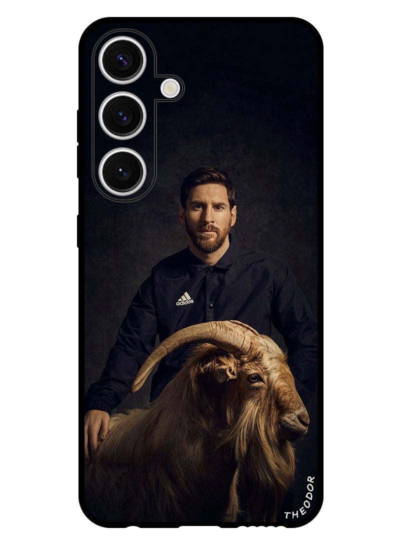 Theodor Protective Case Anti Scratch Shock Proof Bumper Cover For Samsung Galaxy S24 Plus Messi Goat - Image 1
