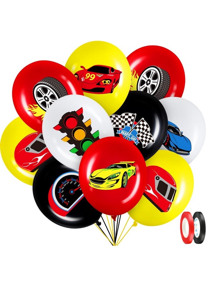 40 Pack Race Cars Balloons Birthday Party Supplies,12 Inch Checkered Flags Racing Party Latex Balloons For Race Fans Birthday Party One Two Fast Birthday Party Decorations Supplies - pzsku/Z4BCD3DBF5E96D7F9F874Z/45/_/1732777724/141a4da0-f217-4d65-8a42-aa0cd03f55b8