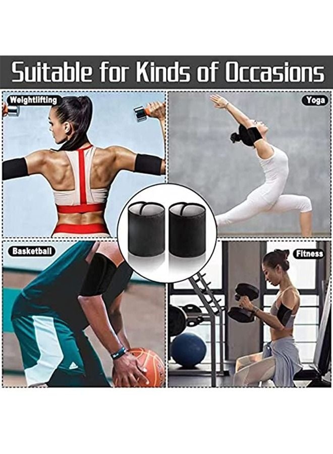 KENSON Arm Trimmer for Women Men Sweat Arm Shaper Bands, Adjustable Compression Sleeves Wraps for Sports, Workout Arm Fat Reducer Sauna - Image 5