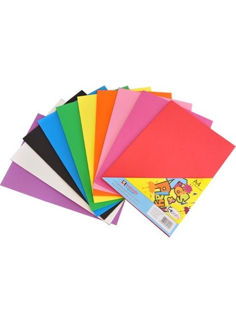 A-4 Plain Eva Foam 80727 10 Pieces (1 Pack of 10 Pieces)