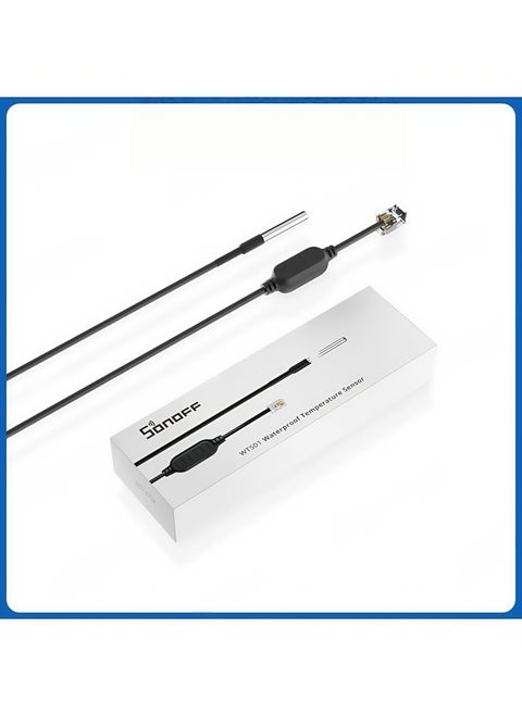 Temperature Humidity Sensor WTS01 RJ9 4P4C Connector For Sonoff TH Elite/TH Origin Waterproof Temperature Sensor WTS01 Sensor