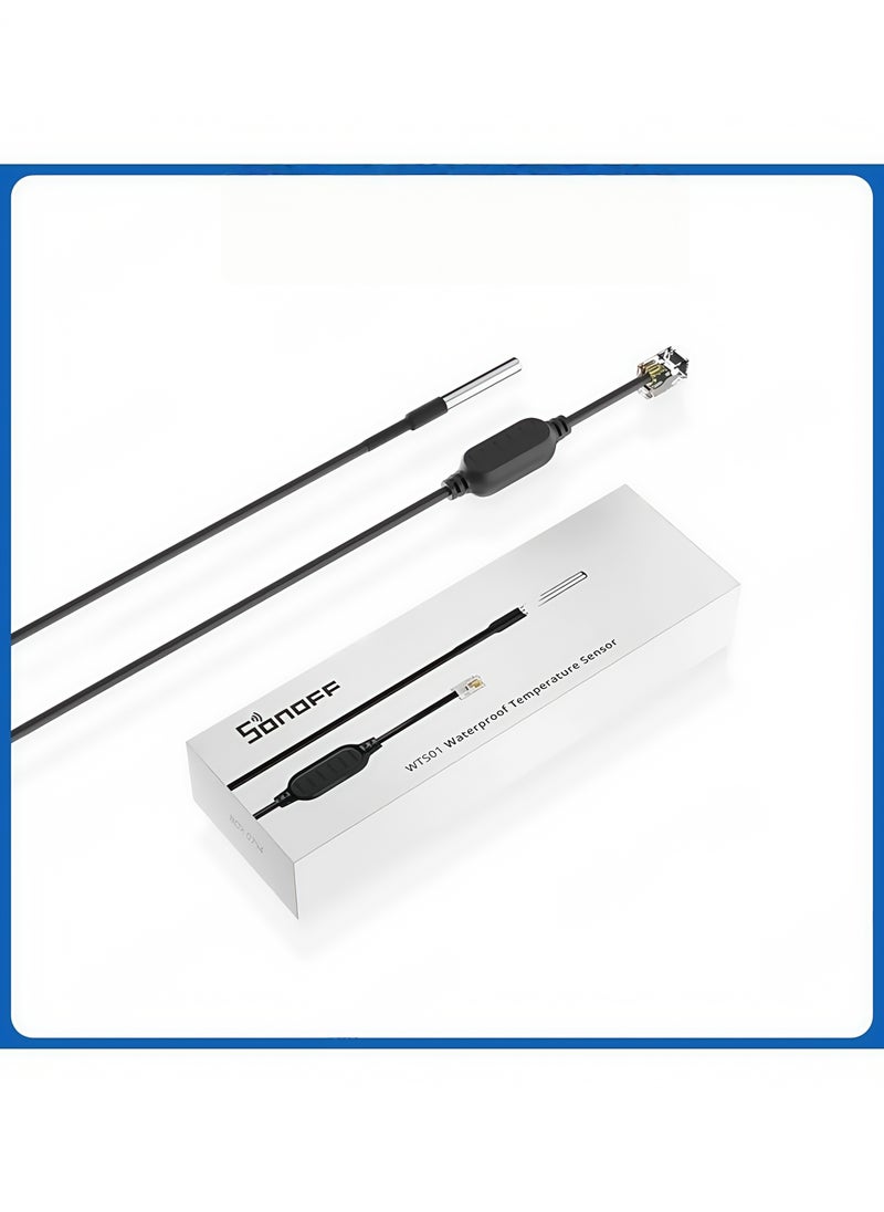 SONOFF - Temperature Humidity Sensor WTS01 RJ9 4P4C Connector For Sonoff TH Elite/TH Origin Waterproof Temperature Sensor WTS01 Sensor - Image 1