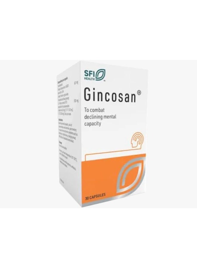 GINCOSAN CAP 30S
