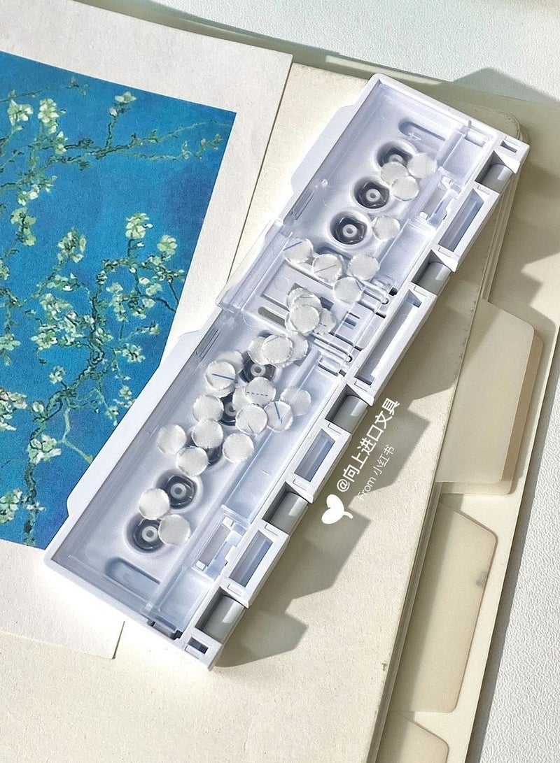 Generic 8-Hole Ring Binder Punch | Compact Manual Portable Hole Punch for DIY and Office Use - Image 2