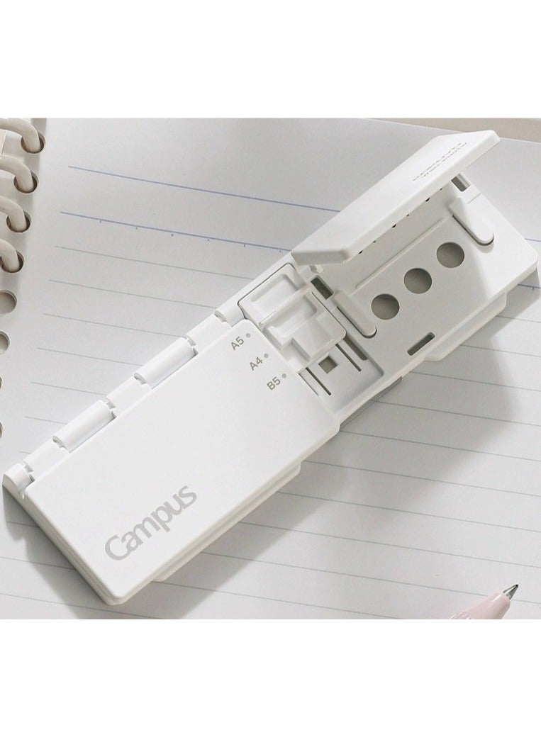 Generic 8-Hole Ring Binder Punch | Compact Manual Portable Hole Punch for DIY and Office Use - Image 1