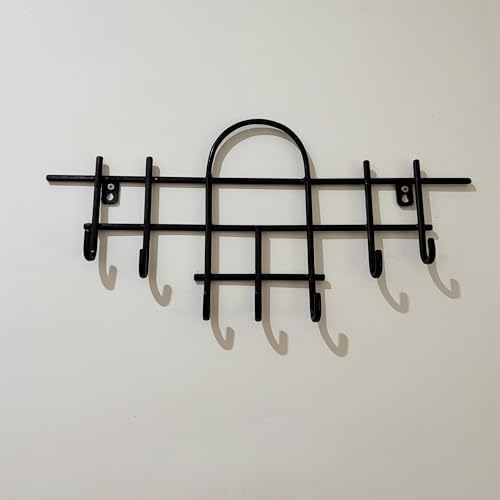 WallMounted Key and Storage Holder MultiFunctional Entryway Organizer with Hooks for Keys Coats and Accessories  - Image 2