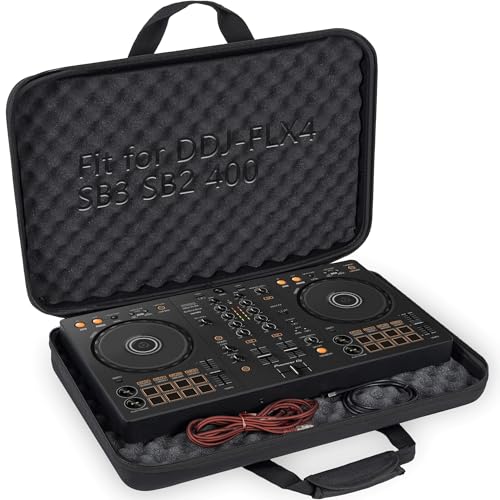 ITHWIU Lightweight Molded Hard Storage Case Fits for DDJ-FLX4 / DDJ-400 / DDJ-SB3 SB2 or DDJ-RB 2-Channel Controller - Image 1
