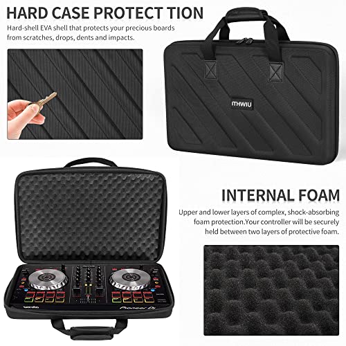 ITHWIU Lightweight Molded Hard Storage Case Fits for DDJ-FLX4 / DDJ-400 / DDJ-SB3 SB2 or DDJ-RB 2-Channel Controller - Image 4