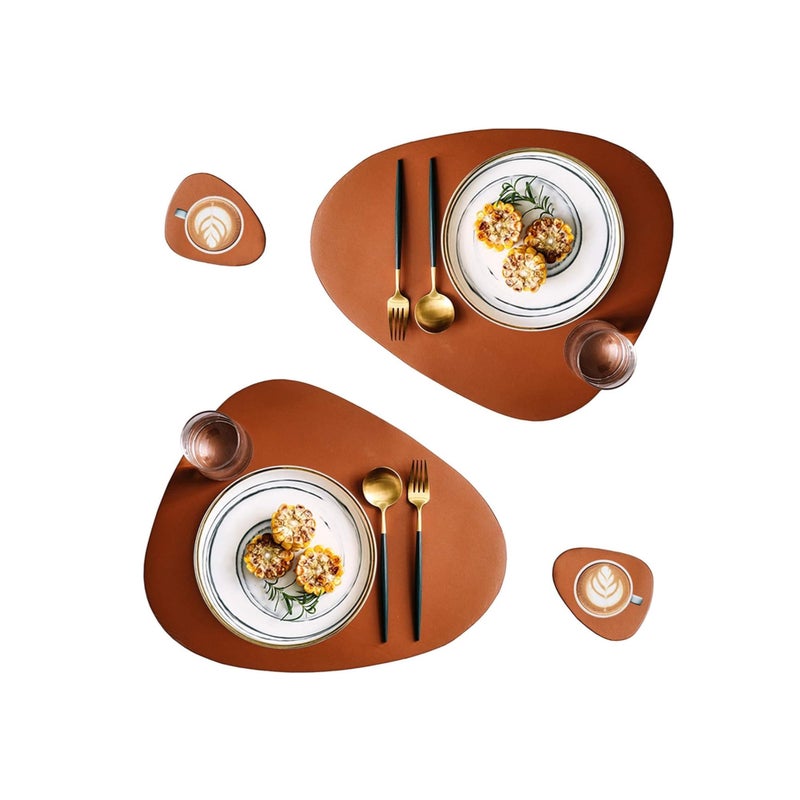 Zikra Material Made of strictly selected durable faux leatherwhich can effectively protect your table from scratches and stainsbring out the elegant style of tableware - Image 2