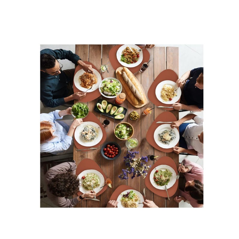 Zikra Material Made of strictly selected durable faux leatherwhich can effectively protect your table from scratches and stainsbring out the elegant style of tableware - Image 5