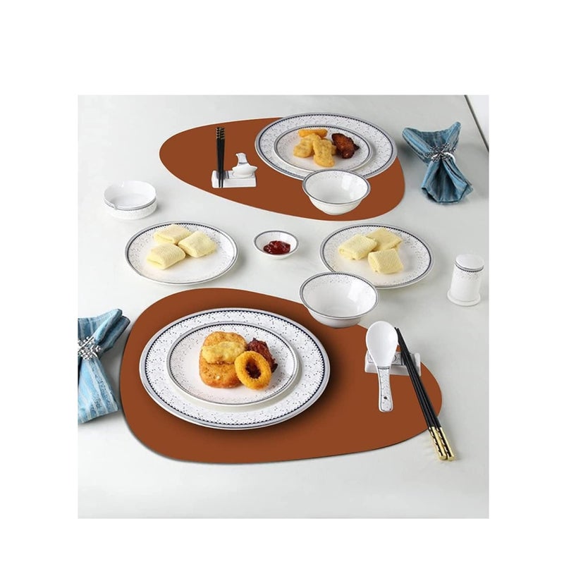 Zikra Material Made of strictly selected durable faux leatherwhich can effectively protect your table from scratches and stainsbring out the elegant style of tableware - Image 3
