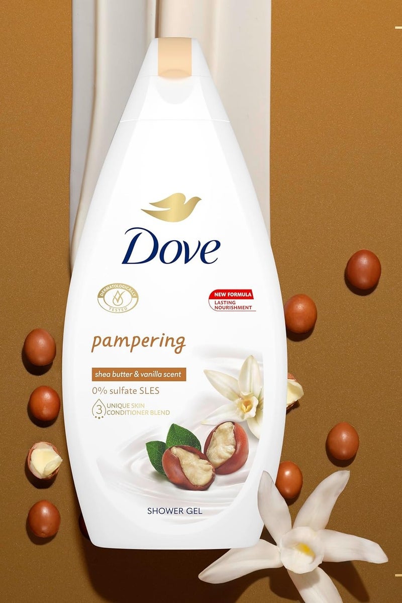 دوف غسول للجسم برائحة زبدة الشيا والفانيليا 500 مل - Image 3