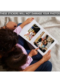 Excefore Photo Corner Sticker, 50 SheetsPhoto Mounting Corners, Self-Adhesive Photo Corners for DIY Scrapbooking, Memory Books and Picture Album (Clear)  - Image 3