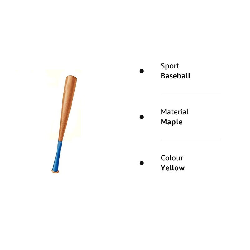 Korbax Baseball Bat International Standards | Basebat (Wooden) - Image 2