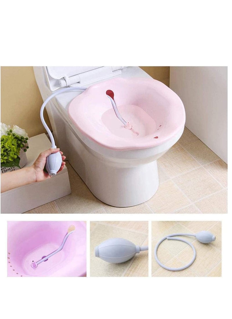 Sitz Bath Toilet Seat, with Flusher Folding Bathroom The-Toilet Perineal Soaking, Avoid Squatting for Hemorrhoidal Relief, for Pregnant Women, for Post-Episiotomy Patients on The - pzsku/Z4BCE29F6876D617083FAZ/45/_/1723187220/66be2195-26a9-4251-8d92-9f34e794cdaf