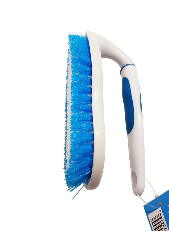 Scrub Buddies Brush Set, Includes 3 All Purpose Scrub Brushes for Cleaning Kitchen or Bathroom, White and Blue - Image 4