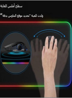 VINSOC Wireless Charging Mouse Pad - Thickened USB-Powered Gaming Mouse Pad for E-Sports, Office & Mobile Phones  - Image 2