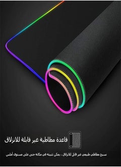 VINSOC Wireless Charging Mouse Pad - Thickened USB-Powered Gaming Mouse Pad for E-Sports, Office & Mobile Phones  - Image 4