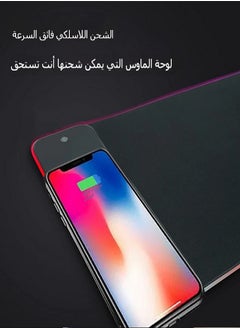 VINSOC Wireless Charging Mouse Pad - Thickened USB-Powered Gaming Mouse Pad for E-Sports, Office & Mobile Phones  - Image 5
