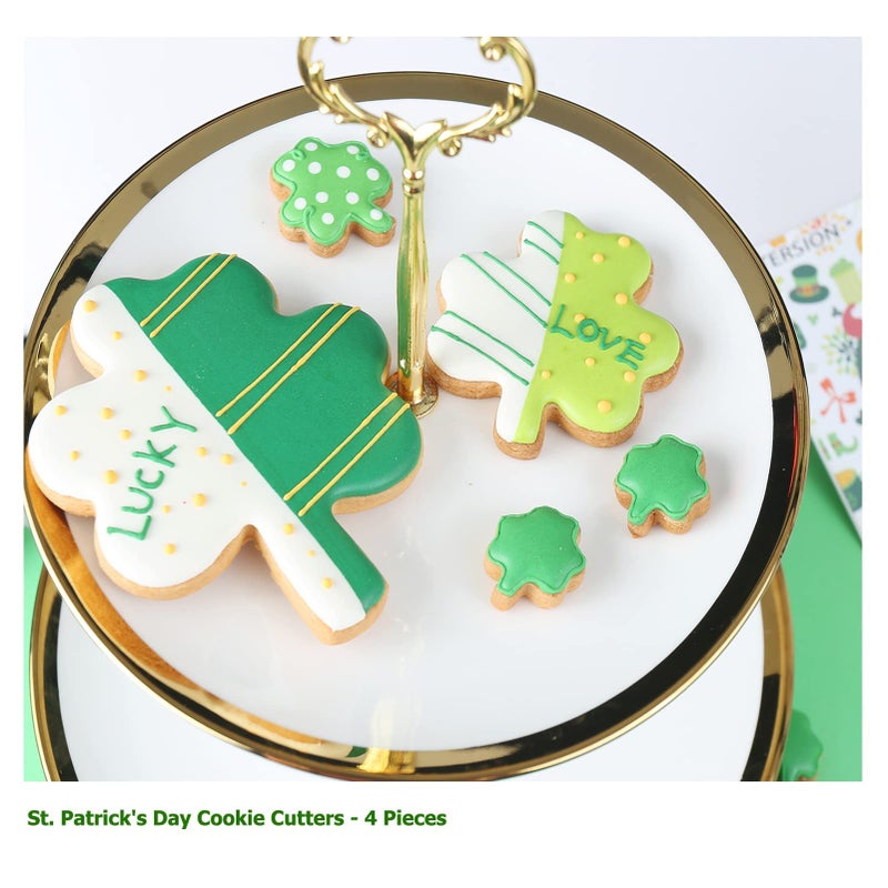 ETERSION Shamrock Cookie Cutter 4 Pieces 4 Sizes 1" to 4" - Image 4