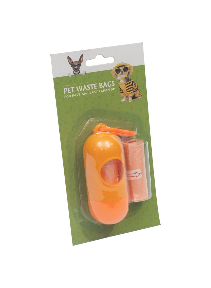 بي إل حامل أكياس نفايات الحيوانات الأليفة المحمول والمريح مع بكرتين مجانيتين - موزع أكياس نفايات الكلاب الأساسي - Image 1