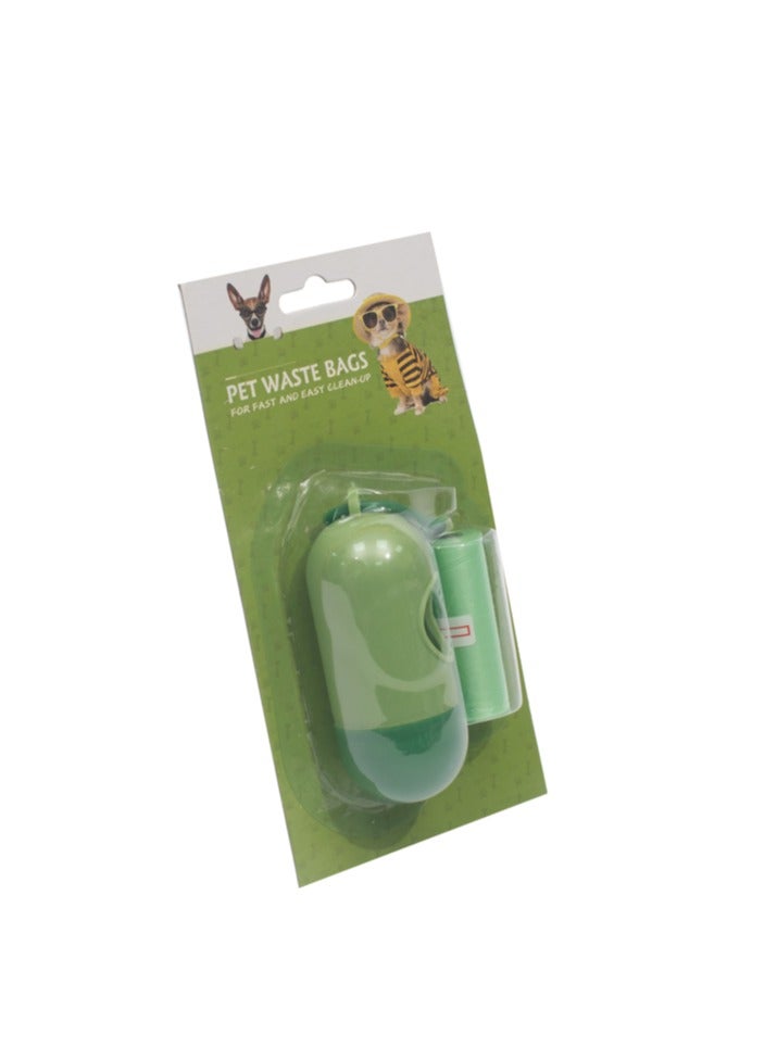 بي إل حامل أكياس نفايات الحيوانات الأليفة المحمول والمريح مع بكرتين مجانيتين - موزع أكياس نفايات الكلاب الأساسي - Image 2