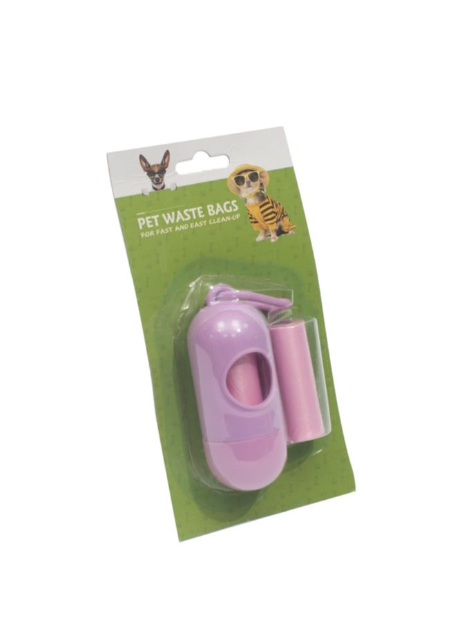 بي إل حامل أكياس نفايات الحيوانات الأليفة المحمول والمريح مع بكرتين مجانيتين - موزع أكياس نفايات الكلاب الأساسي - Image 3