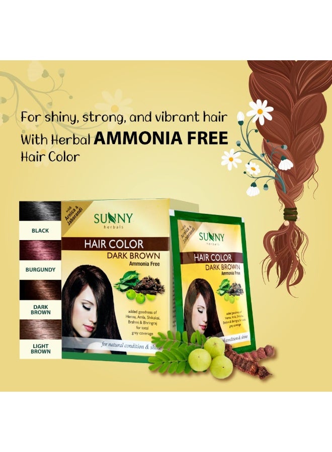 صني لون شعر الأعشاب أسود مع مزيج فريد من أعشاب الحناء والأملا والشيكاكاي والبرينراج | يخترق كل خصلة وألوان من الجذر إلى الطرف | خالي من الأمونيا | لون شعر للجنسين لجميع أنواع الشعر، (عبوة من 4) - Image 5