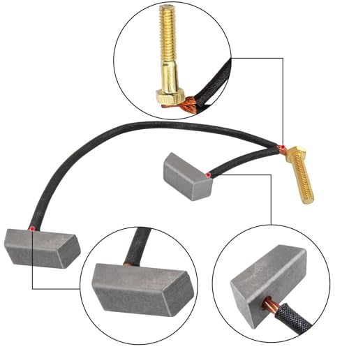 LEAPGOMAX Golf Cart Motor Brushes Kit Fits Club Car Electric 1994-up 36 & 48-Volt and Yamaha Electric G8 G9 G14 G16 G.E Electric Golf Carts - Image 2