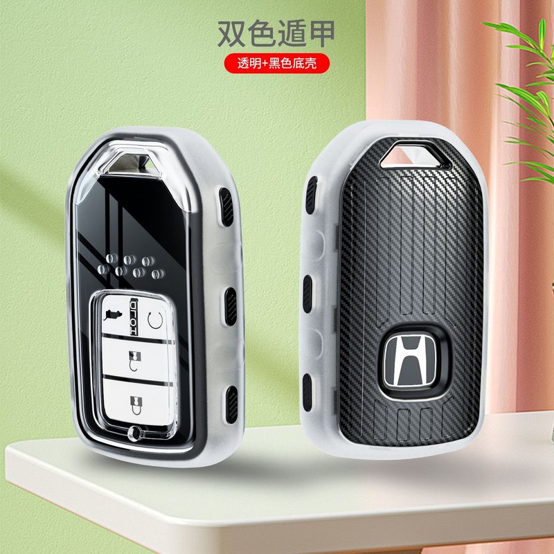 Suitable For Honda Civic Key Case Xrv 10 Generation Accord Haoying Ling Pai Yi Zhi Crv Jie De Feng Fan Car Shell Bag - Image 2